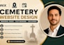 design wix cemetery website memorial page plot booking website wix website